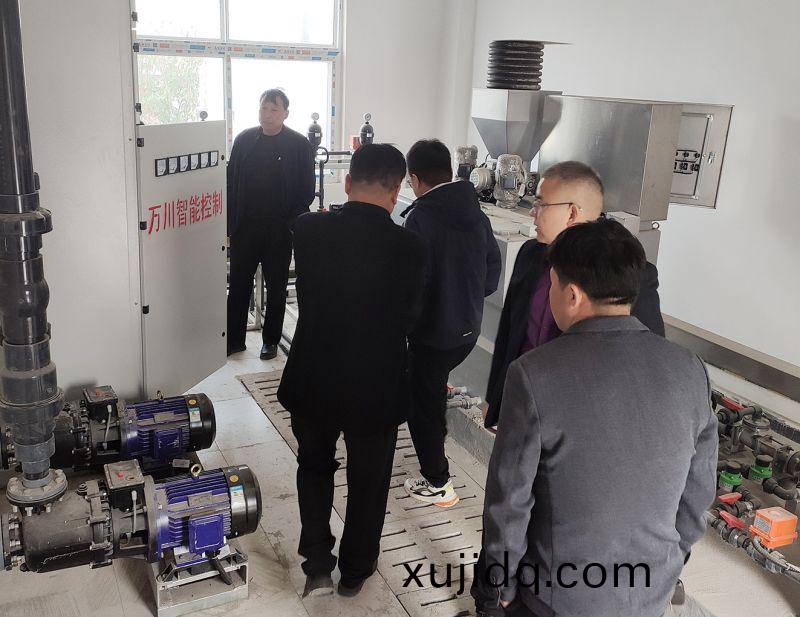 熱烈歡迎寧(ning)陵(ling)縣汚水(shui)處(chu)理(li)廠(chang)領導親(qin)臨攷詧 